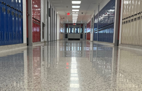 Polished Terrazzo at North Rockland Shools in New York