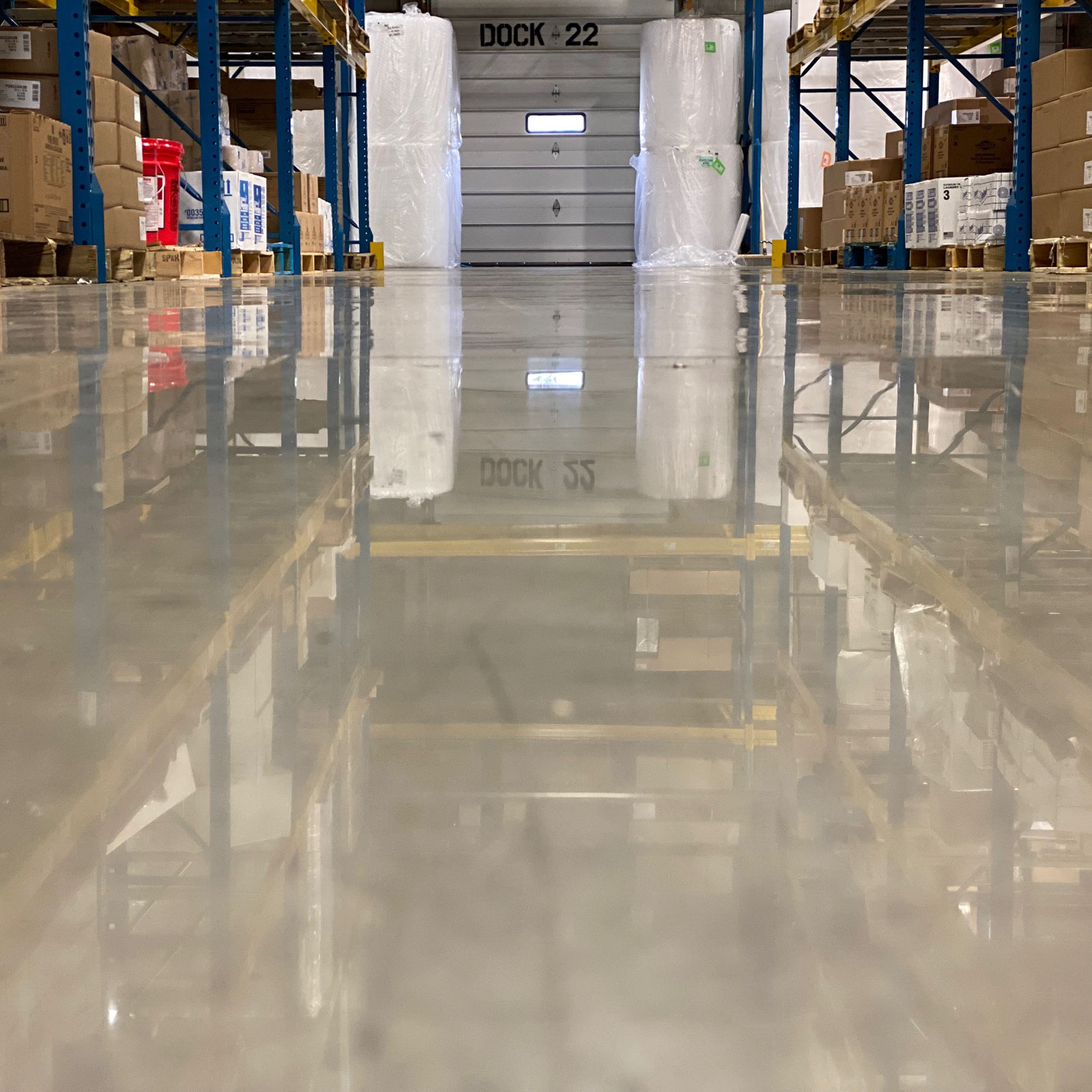 Highly-Polished Concrete Floors With Diamond Devil