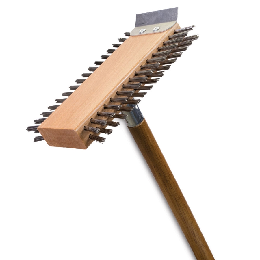 Broiler Power Grill Brush SS The Malish Corporation